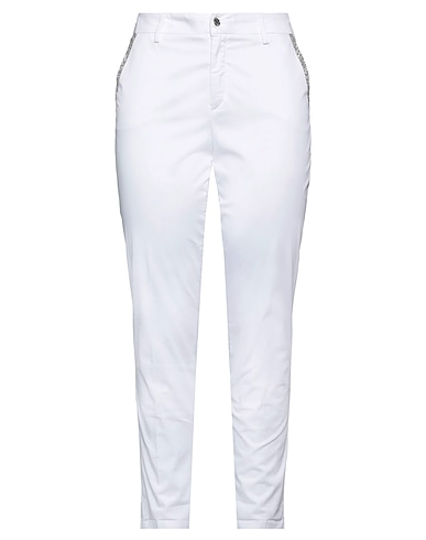 LIU •JO Pantalone Bianco 97% Cotone, 3% Elastan