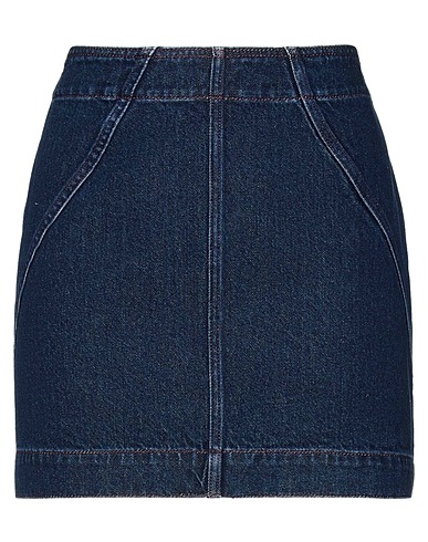 PHILOSOPHY di LORENZO SERAFINI Denim skirt Blue 100% Cotton