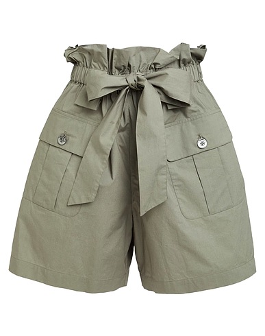 EMPORIO ARMANI Shorts & Bermuda Military green 100% Cotton