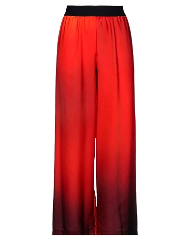 MARIA CALDERARA Casual trouser Red 100% Polyester