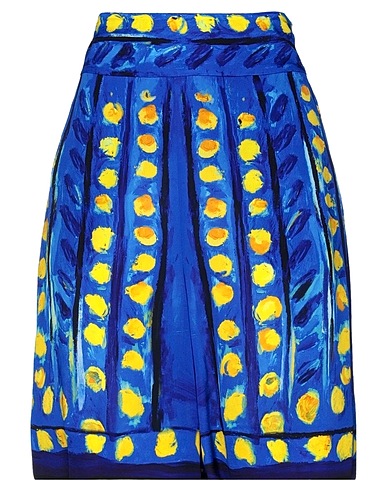 MOSCHINO Shorts & Bermuda Bright blue 100% Viscose