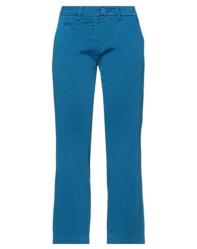 MASON'S Casual trouser Deep teal 97% Cotton, 3% Elastane
