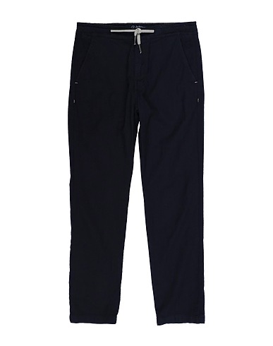 JECKERSON Casual pants Midnight blue 81% Cotton, 18% Linen, 1% Elastane