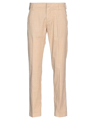 ENTRE AMIS Casual pants Beige 43% Cotton, 28% Linen, 27% Polyester, 2% Elastane