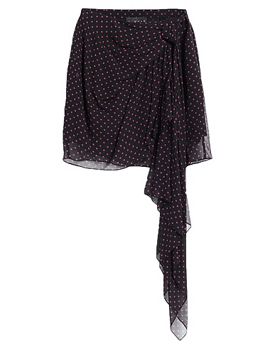 DUNDAS Mini skirt Black 100% Silk