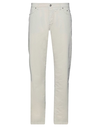 SIVIGLIA WHITE Casual trouser Beige 97% Cotton, 3% Elastane