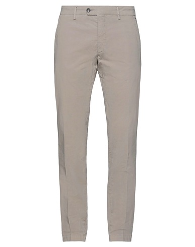 MICHAEL COAL Casual pants Grey 96% Cotton, 4% Elastane