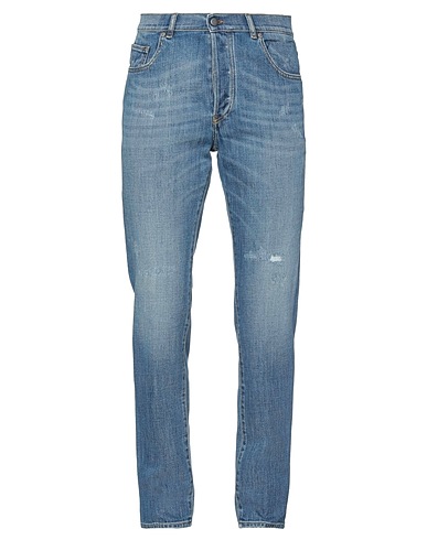BARMAS Denim pants Blue 99% Cotton, 1% Elastane