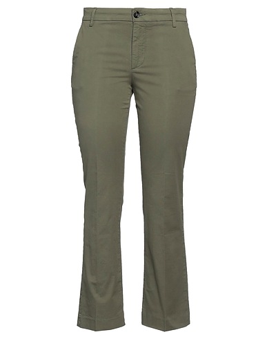 TRUE NYC® Casual trouser Military green 96% Cotton, 4% Elastane