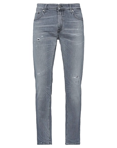 DEPARTMENT 5 Denim trousers Grey 98% Cotton, 2% Recycled elastane