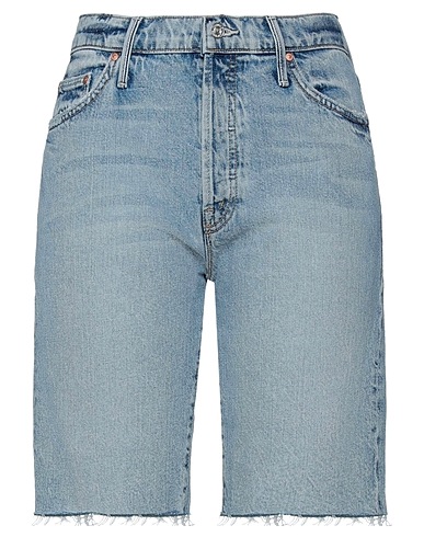 MOTHER Denim shorts Blue 100% Cotton