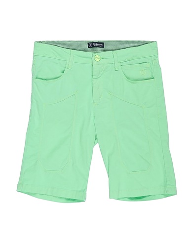 JECKERSON Shorts & Bermuda Lime green 98% Cotton, 2% Elastane