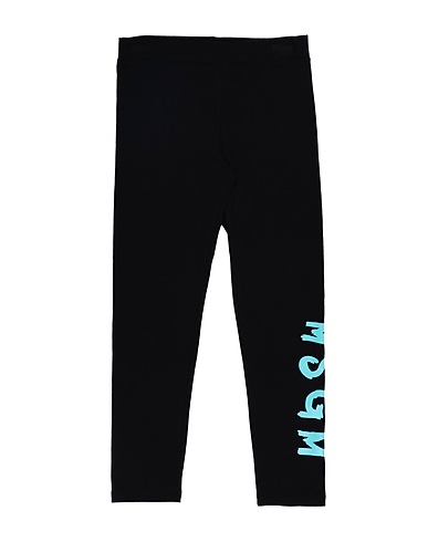 MSGM Leggings Black 96% Cotton, 4% Elastane