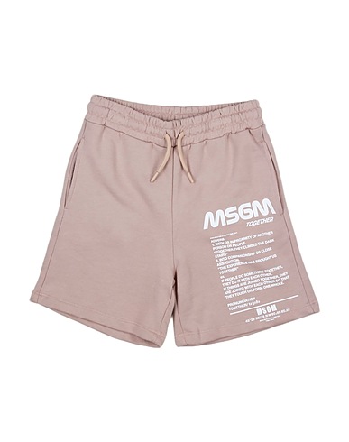 MSGM Shorts & Bermuda Taupe 100% Cotton