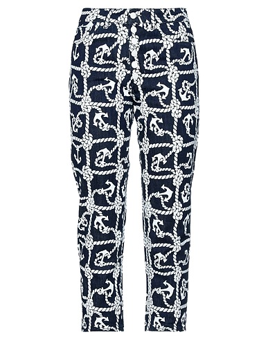 DONDUP Denim trousers Blue 89% Cotton, 11% Elastomultiester