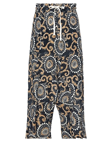 HIGH Casual pants Midnight blue 100% Silk
