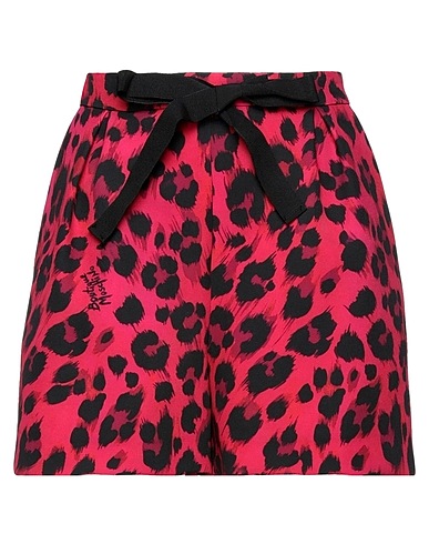 BOUTIQUE MOSCHINO Shorts & Bermuda Red 94% Polyester, 6% Elastane