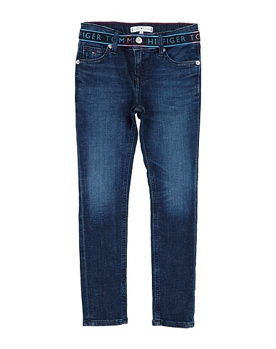 TOMMY HILFIGER Denim pants Blue 98% Cotton, 2% Elastane