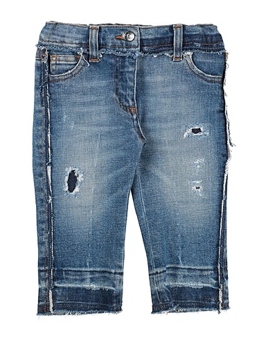 DOLCE&GABBANA Denim trousers Blue 98% Cotton, 2% Elastane