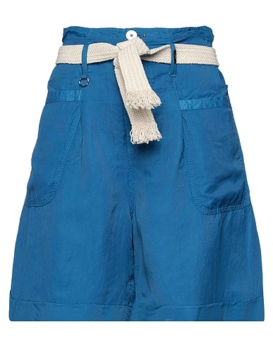 HIGH Shorts & Bermuda Blue 47% Cupro, 30% Linen, 23% Cotton