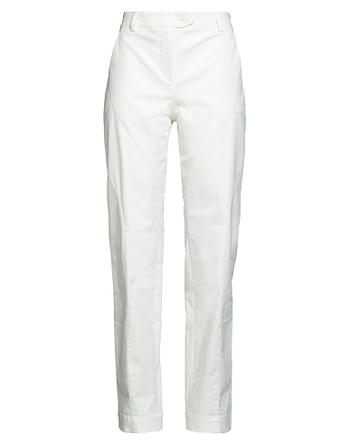 ALBERTA FERRETTI Pantalone Bianco 98% Cotone, 2% Elastan