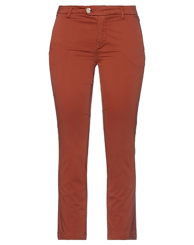 BONHEUR Casual pants Rust 97% Cotton, 3% Elastane
