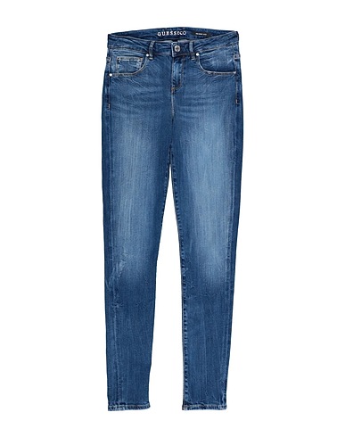 GUESS Denim pants Blue 63% Lyocell, 30% Cotton, 5% Polyester, 2% Elastane