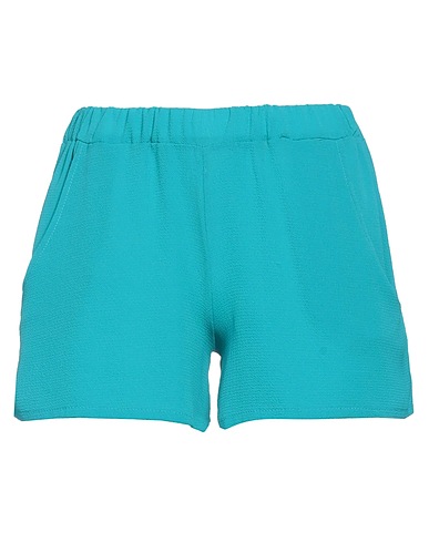 FRACOMINA Shorts & Bermuda Turquoise 95% Polyester, 5% Elastane