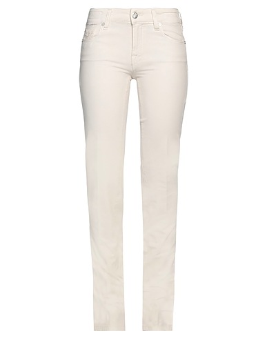 JACOB COHЁN Casual trouser Ivory 97% Cotton, 3% Elastane