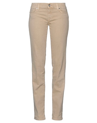 JACOB COHЁN Denim pants Beige 98% Cotton, 2% Elastane