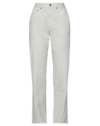 (+) PEOPLE Denim trousers Light grey 100% Cotton
