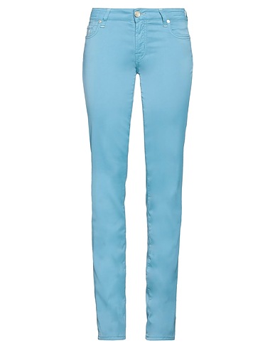 JACOB COHЁN Pantalone Celeste 67% Viscosa, 31% Cotone, 2% Elastan
