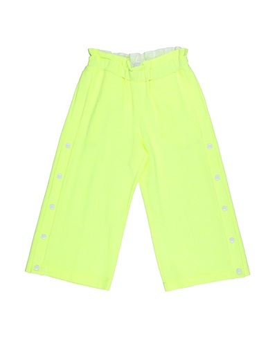 SIMONETTA Casual trouser Yellow 50% Cotton, 50% Polyester