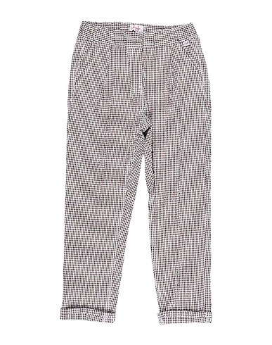 IL GUFO Casual pants Dark brown 99% Cotton, 1% Elastane