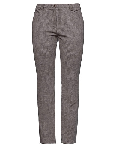 AMULETI Casual trouser Taupe 88% Cotton, 10% Polyurethane, 2% Elastane