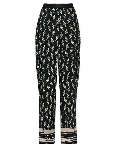 EMMA & GAIA RED Pantalone Nero 100% Viscosa