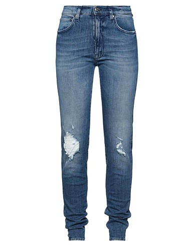 (+) PEOPLE Pantalones vaqueros Azul marino 98% Algodón, 2% Elastán
