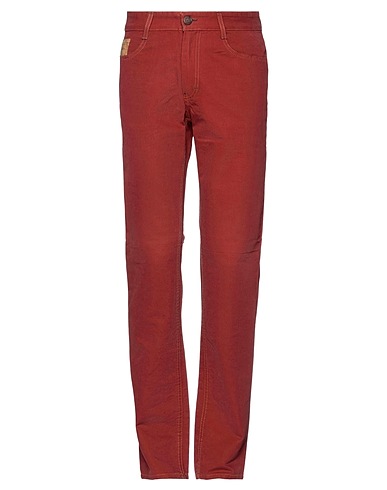 ALVIERO MARTINI 1a CLASSE Hosen Ziegelrot 100% Baumwolle