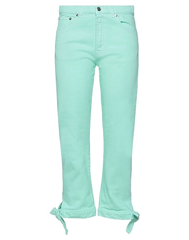 (+) PEOPLE Denim trousers Light green 100% Cotton