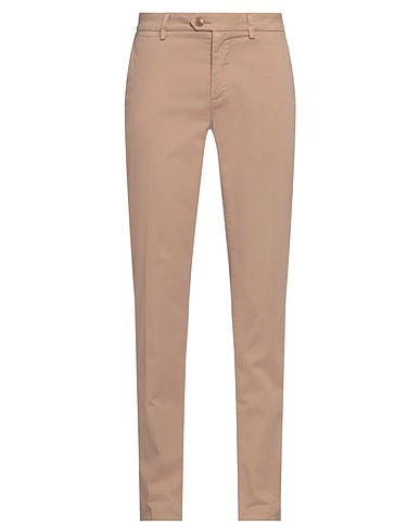 TELERIA ZED Casual trouser Beige 97% Cotton, 3% Elastane