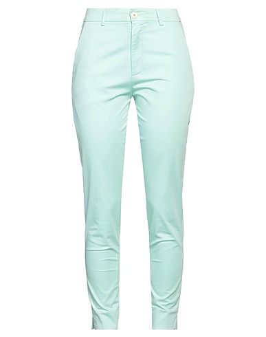 (+) PEOPLE Casual trouser Light green 97% Cotton, 3% Elastane