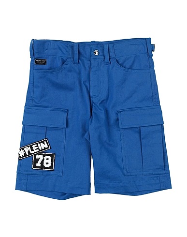 PHILIPP PLEIN Shorts et Bermudas Bleu 97% Coton, 3% Élasthanne