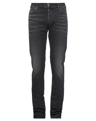 RING Denim trousers Charcoal 99% Cotton, 1% Elastane