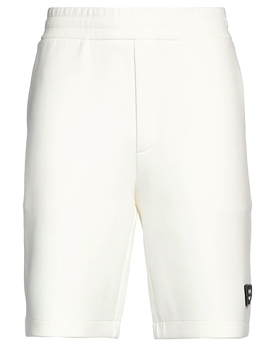 EMPORIO ARMANI Shorts & Bermuda White 76% Cotton, 18% Polyester, 6% Elastane