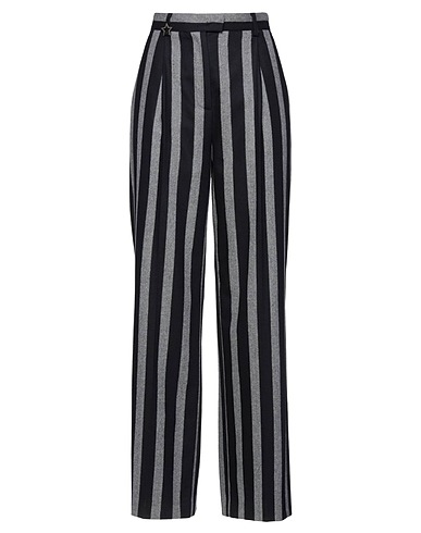LORENA ANTONIAZZI Casual trouser Grey 73% Linen, 26% Viscose, 1% Elastane