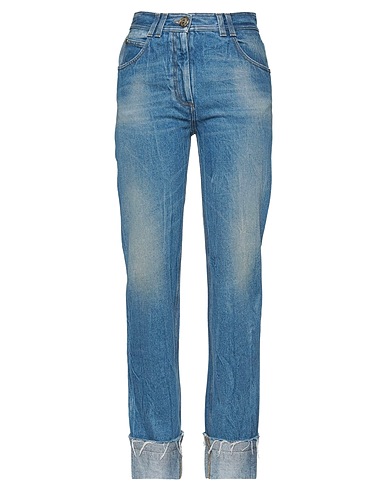BALMAIN Denim trousers Blue 100% Cotton