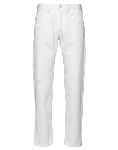 (+) PEOPLE Casual trouser White 100% Cotton