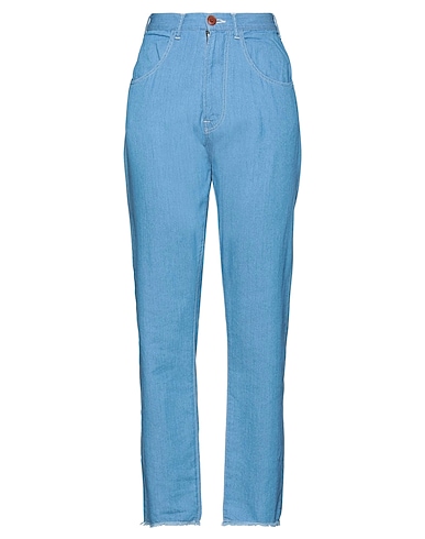 MYTHINKS Denim trousers Blue 67% Cotton, 33% Tencel™