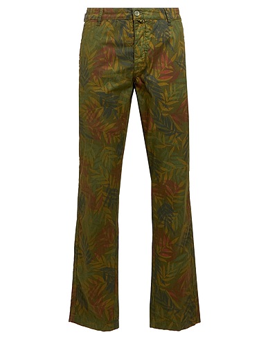 JACOB COHЁN Casual pants Military green 97% Cotton, 3% Elastane