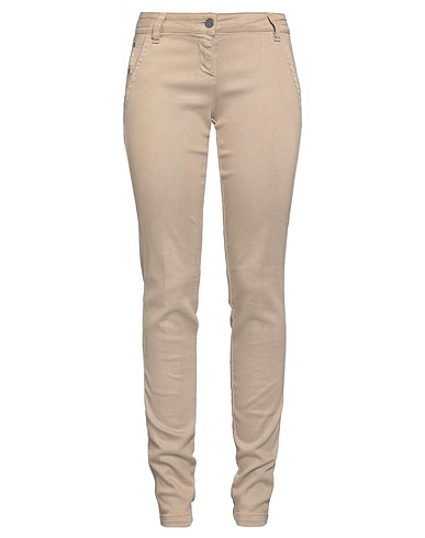 JACOB COHЁN Denim trousers Sand 70% Lyocell, 28% Cotton, 2% Elastane